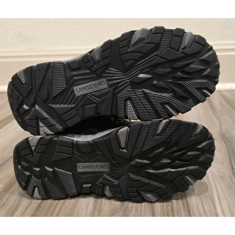 Lands’ End Snow Flurry Insulated Winter Snow Boots Youth Size 3 Water Resistant